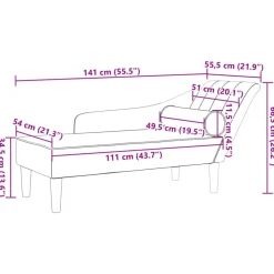 vidaXL Sillas-Sofá diván con cojines tela