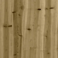 vidaXL Muebles De Jardín-Sofá esquinero jardín con cojines 2 uds madera pino impregnada
