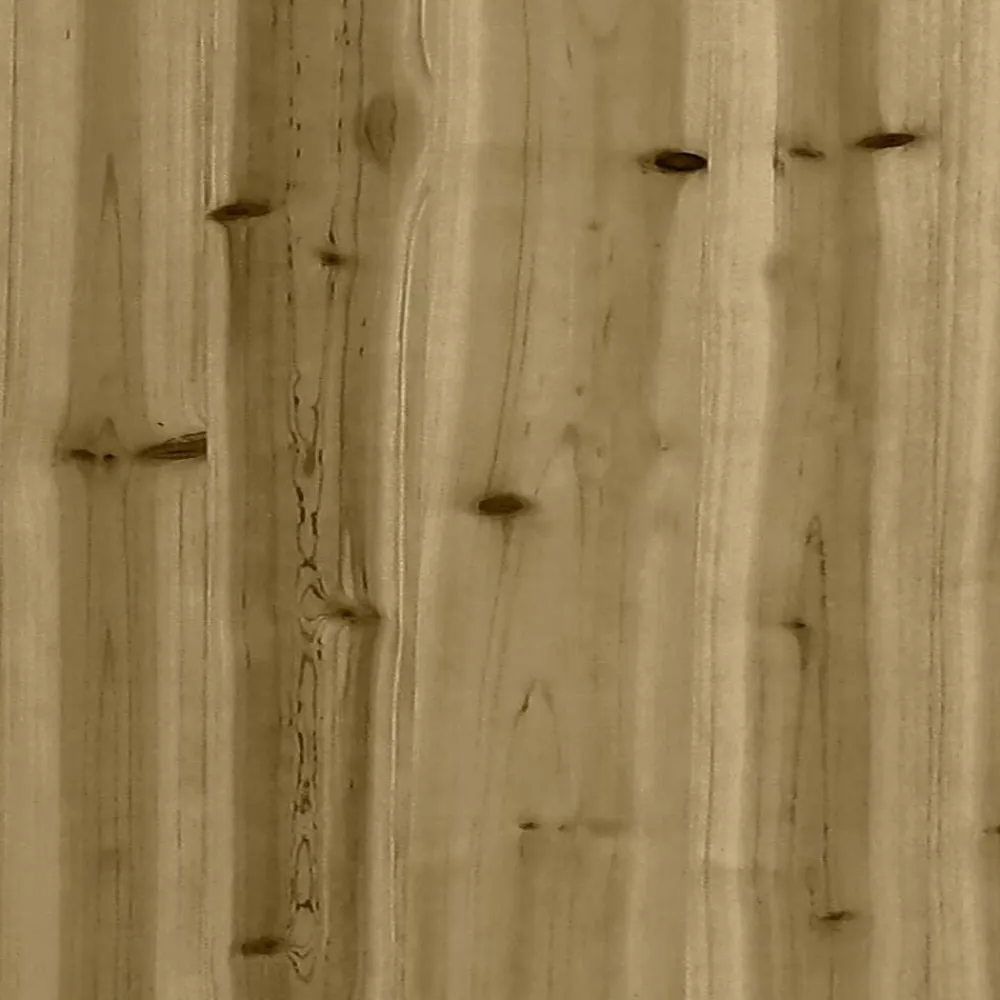 vidaXL Muebles De Jardín-Sofá esquinero jardín con cojines 2 uds madera pino impregnada