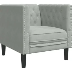 vidaXL Sofás-Sofá 74,5 x 71 x 70,5 cm Terciopelo