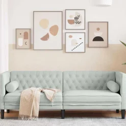 vidaXL Sofás-Sofá 194 x 74,5 x 70,5 cm Terciopelo