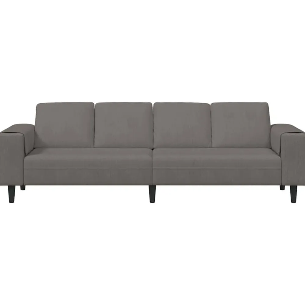 vidaXL Sofás-Sofá 250 x 77 x 76 cm Tela de Pana