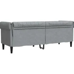vidaXL Sofás-Sofá 201,5 x 74,5 x 74,5 cm Poliéster