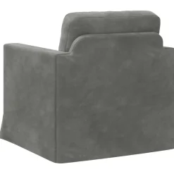 vidaXL Sofá 78 x 78 x 80 cm Terciopelo Gris oscuro Best