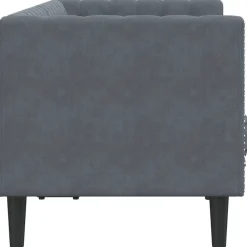 vidaXL Sofá 174 x 74,5 x 70,5 cm Terciopelo Gris oscuro Online