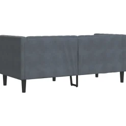 vidaXL Sofá 174 x 74,5 x 70,5 cm Terciopelo Gris oscuro Online