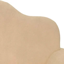 vidaXL Sofá infantil de 2 plazas de felpa suave color Crema Discount