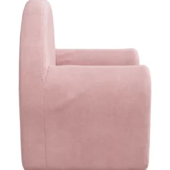vidaXL Sofá infantil de felpa suave Rosa Best