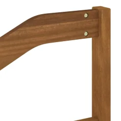 vidaXL Sofá intermedio de exterior Madera de Acacia Sólida Natural Natural y crema Best