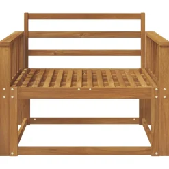 vidaXL Sofá intermedio de exterior Madera de Acacia Sólida Natural Online