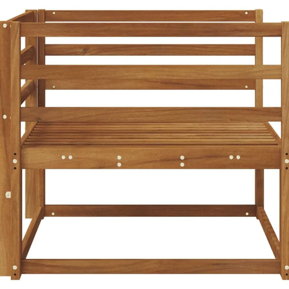vidaXL Accesorios Para Sofás-Sofá intermedio de exterior Madera de Acacia Sólida
