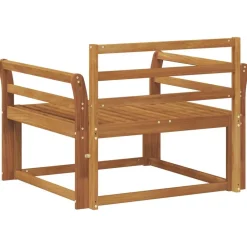 vidaXL Sofá intermedio de exterior Madera de Acacia Sólida Natural New