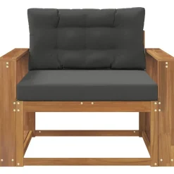 vidaXL Accesorios Para Sofás-Sofá intermedio de exterior Madera de Acacia Sólida Natural