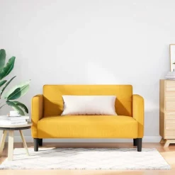 vidaXL Sofás-Sofá Loveseat 109 cm tejido de pana