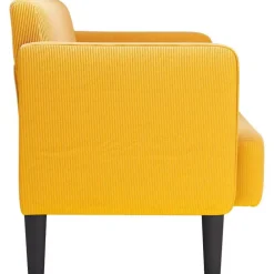 vidaXL Sofás-Sofá Loveseat 109 cm tejido de pana