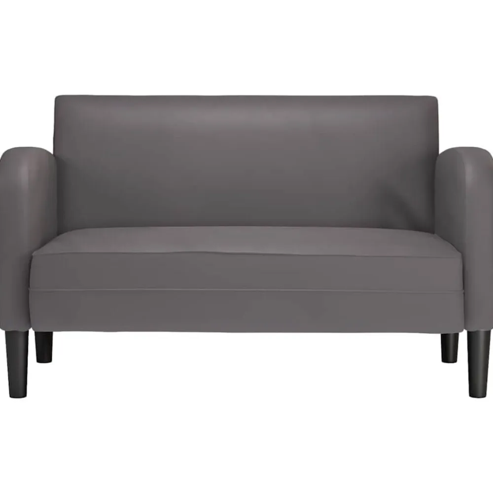 vidaXL Sofás-Sofá Loveseat 110 cm cuero sintética