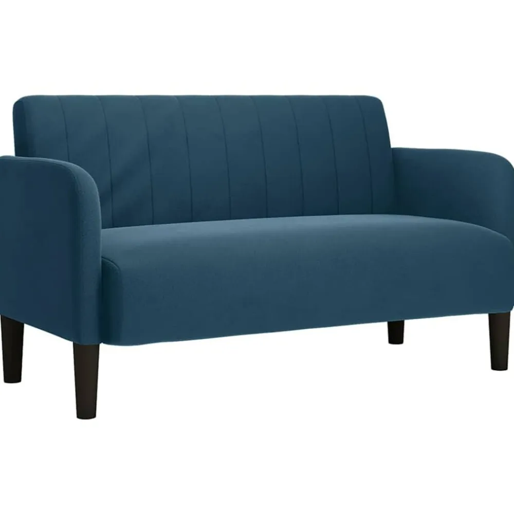vidaXL Sofás-Sofá Loveseat Terciopelo 109 cm