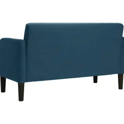 vidaXL Sofás-Sofá Loveseat Terciopelo 109 cm