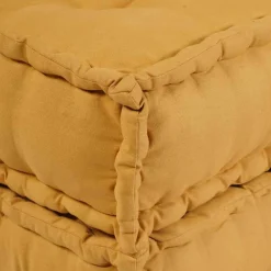 vidaXL Sofá modular de tela 70x70x54 Amarillo