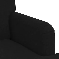 vidaXL Sofá 84 x 80 x 85 cm tela Negro Outlet