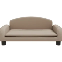 Niños vidaXL Mobiliario Para Bebés Y Niños Pequeños-Sofá para niños de cuero sintético 70x45x30 cm