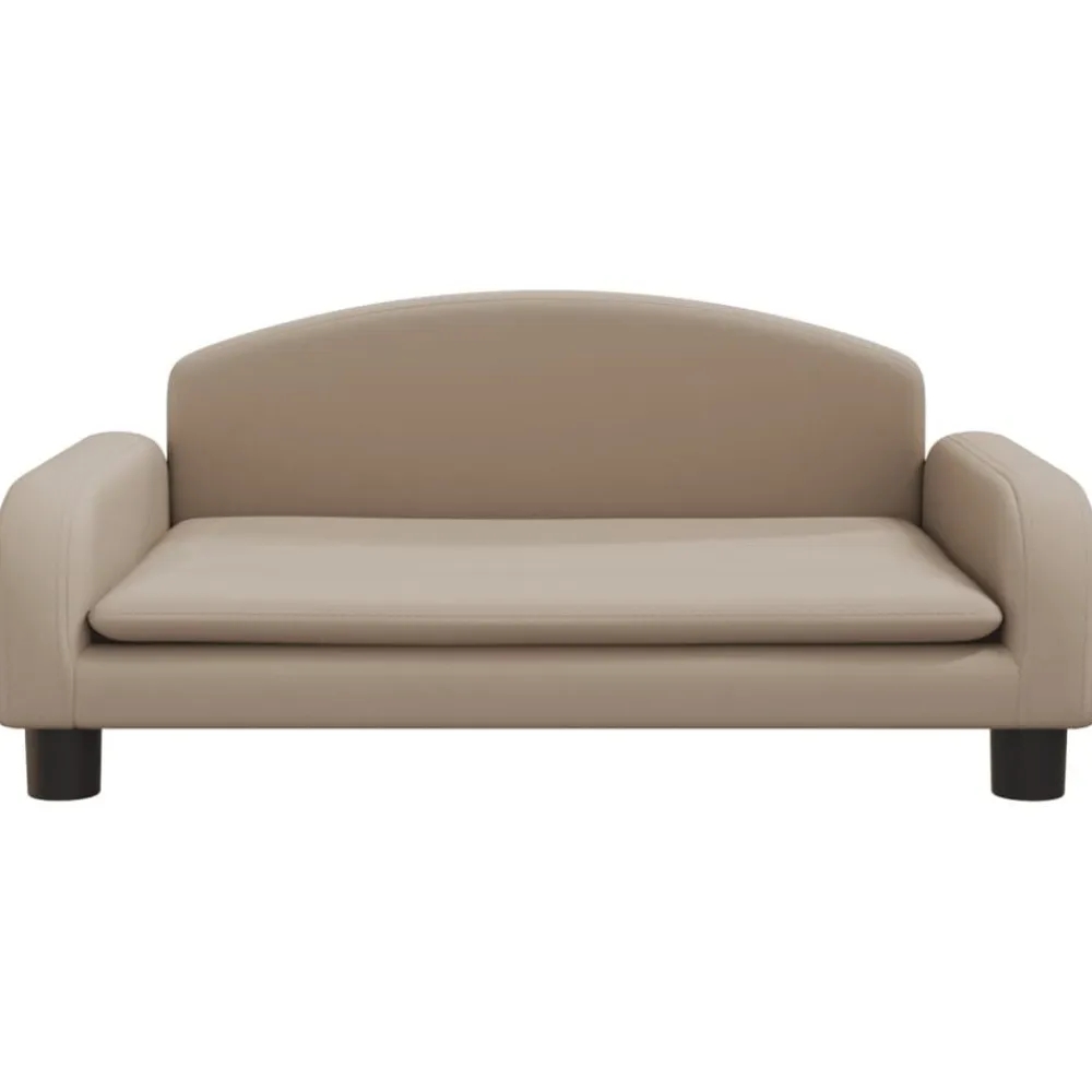 Niños vidaXL Mobiliario Para Bebés Y Niños Pequeños-Sofá para niños de cuero sintético 70x45x30 cm