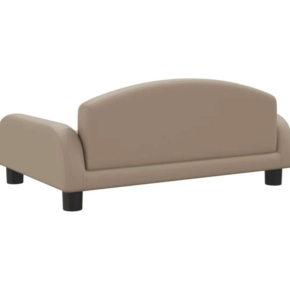 Niños vidaXL Mobiliario Para Bebés Y Niños Pequeños-Sofá para niños de cuero sintético 70x45x30 cm
