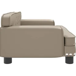Niños vidaXL Mobiliario Para Bebés Y Niños Pequeños-Sofá para niños de cuero sintético 70x45x30 cm
