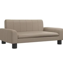 Niños vidaXL Mobiliario Para Bebés Y Niños Pequeños-Sofá para niños de cuero sintético 70x45x30 cm