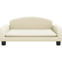 Niños vidaXL Mobiliario Para Bebés Y Niños Pequeños-Sofá para niños de cuero sintético 70x45x30 cm