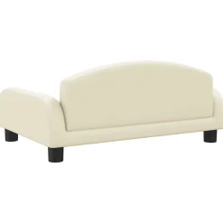 Niños vidaXL Mobiliario Para Bebés Y Niños Pequeños-Sofá para niños de cuero sintético 70x45x30 cm