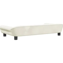 vidaXL Sofá para niños de terciopelo 100x50x26 cm Crema Sale