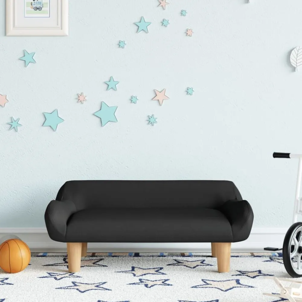 Niños vidaXL Mobiliario Para Bebés Y Niños Pequeños-Sofá para niños de tela 70x40x24 cm