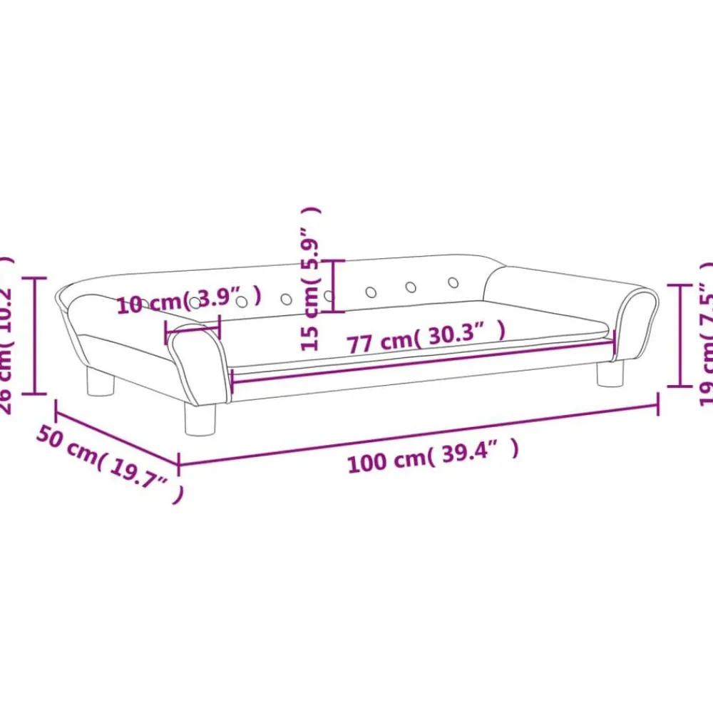 Niños vidaXL Mobiliario Para Bebés Y Niños Pequeños-Sofá para niños de terciopelo 100x50x26 cm