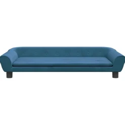 vidaXL Sofá para niños de terciopelo 100x50x26 cm Azul Best