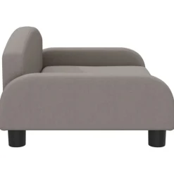 Niños vidaXL Mobiliario Para Bebés Y Niños Pequeños-Sofá para niños de tela gris taupe 70x45x30 cm