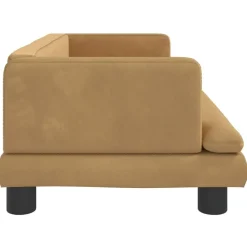 vidaXL Sofá para niños de terciopelo marrón 80x45x30 cm Marr&oacute;n Online