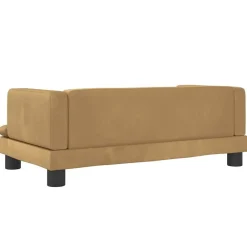 vidaXL Sofá para niños de terciopelo marrón 80x45x30 cm Marr&oacute;n Online