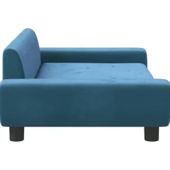 vidaXL Sofá para niños de terciopelo 100x54x33 cm Azul Hot