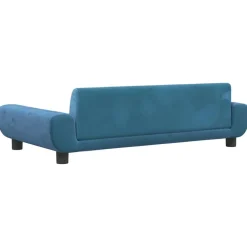 vidaXL Sofá para niños de terciopelo 100x54x33 cm Azul Hot