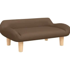 vidaXL Sofá para niños de tela marrón 70x40x24 cm Marrón New