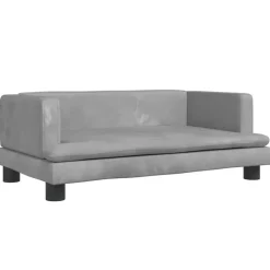 Niños vidaXL Mobiliario Para Bebés Y Niños Pequeños-Sofá para niños de terciopelo 80x45x30 cm
