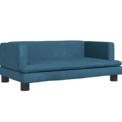 Niños vidaXL Mobiliario Para Bebés Y Niños Pequeños-Sofá para niños de terciopelo 80x45x30 cm