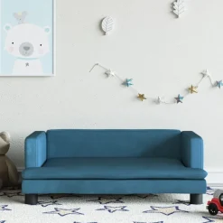 Niños vidaXL Mobiliario Para Bebés Y Niños Pequeños-Sofá para niños de terciopelo 80x45x30 cm