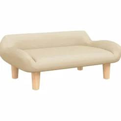 vidaXL Sofá para niños de tela 70x40x24 cm Crema Hot