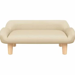 vidaXL Sofá para niños de tela 70x40x24 cm Crema Hot