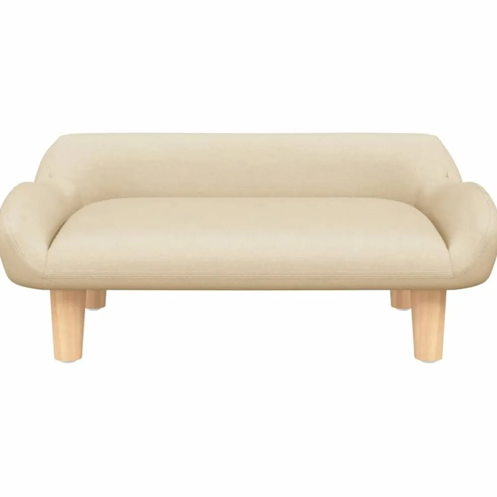 vidaXL Sofá para niños de tela 70x40x24 cm Crema Hot