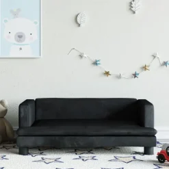 Niños vidaXL Mobiliario Para Bebés Y Niños Pequeños-Sofá para niños de terciopelo 80x45x30 cm