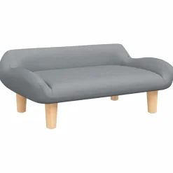 vidaXL Sofá para niños de tela 70x40x24 cm Gris claro Clearance