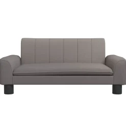 Niños vidaXL Mobiliario Para Bebés Y Niños Pequeños-Sofá para niños de tela gris taupe 70x45x30 cm